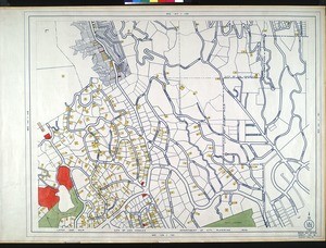 WPA Land use survey map for the City of Los Angeles, book 7 (Topanga Canyon to Hollywood District), sheet 16