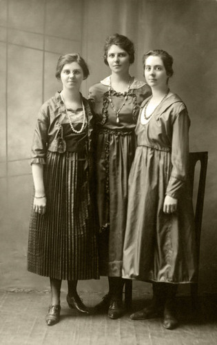 Portrait of 3 young women