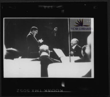 BH conducting Glendale orchestra, October 29, 1957