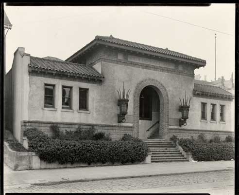 [Exterior of North End Police Station]