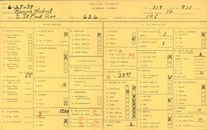 WPA household census for 626 S ST PAUL ST, Los Angeles