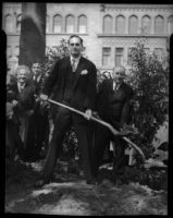 Tree planting ceremony honoring Beethoven's Ninth Symphony, April 20th, 1934