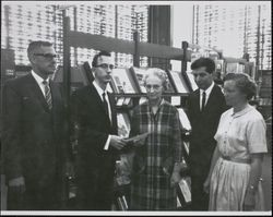 Presentation of funds to the Santa Rosa Library, 211 E Street, Santa Rosa, California, July 5, 1967