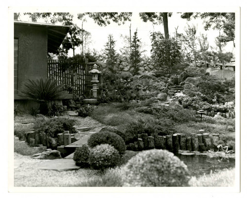 Japanese-style garden at the Los Angeles County Fair