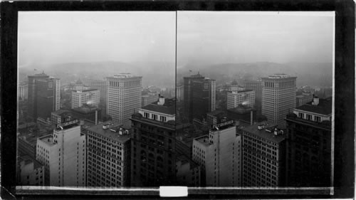 Birds-eye view of Pittsburgh from Grant Bldg. Pittsburgh, Pa
