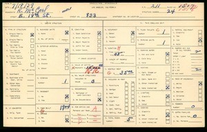 WPA household census for 833 EAST 18TH STREET, Los Angeles
