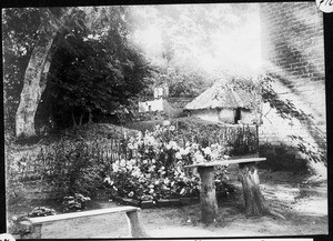 Garden of the mission house, Arusha, Tanzania, 1923