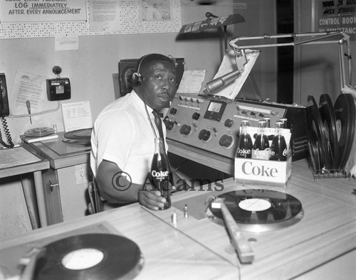 KBCA radio station, Los Angeles, 1964