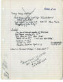 Handwritten notes, Bruce Herschensohn, August 1964
