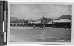 Passenger building for the Kowloon Ferry, Hong Kong, China, ca.1920