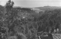 View of Mill Valley with Richardson Bay in the background, circa 1960