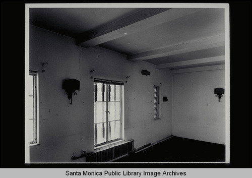 First floor public room, Santa Monica Health Center, 1525 Euclid Street, built 1928
