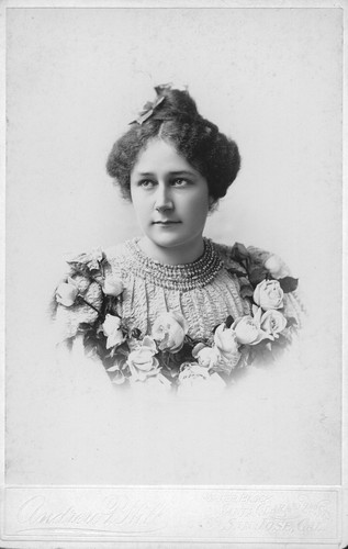 Portrait of an unidentified woman