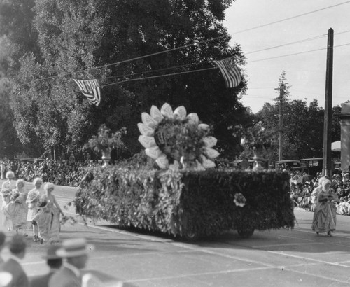 Float in the Rose Parade