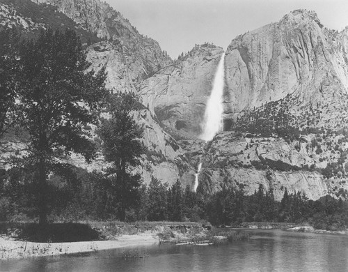 Yosemite Falls and Merced River