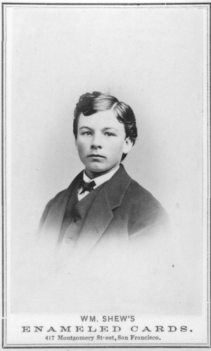 Portrait of Andrew P. Hill at 16 years