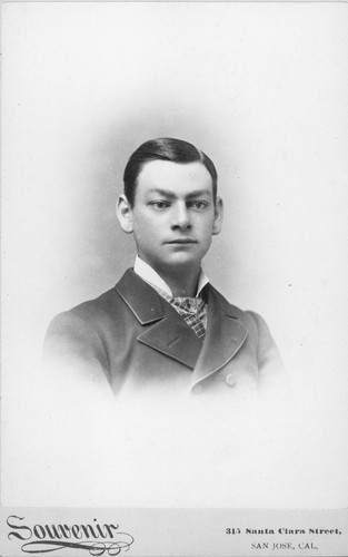 Portrait of an unidentified young man