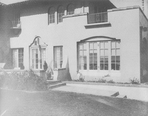 Garden side view of the Wilson house