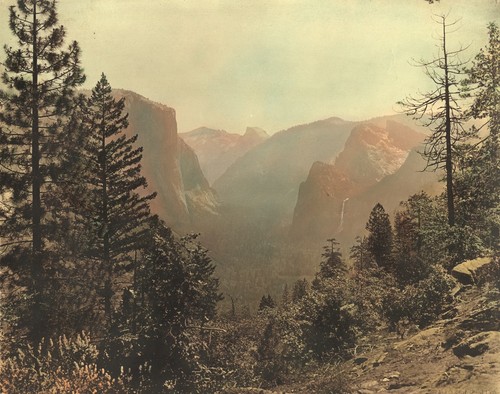 El Capitan and Bridalveil Fall at Yosemite National Park