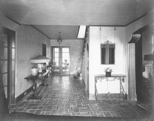 Entrance hall to the McMahon house