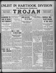 The Southern California Trojan, Vol. 9, No. 30, March 01, 1918