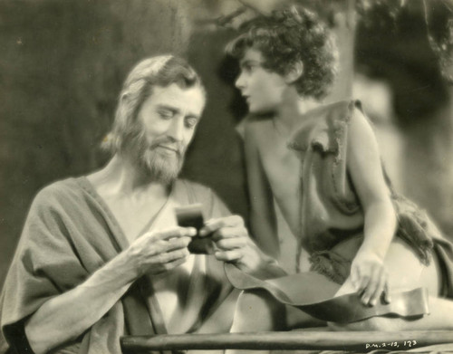 H. B. Warner and Micky Moore in "The King of Kings" (1927)