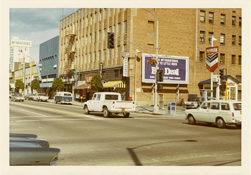East side of Fourth Street (1400 block), looking north from Broadway on Febuary 14, 1970