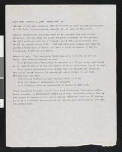 ONE, Inc. meeting minutes (1966-01/1966-06)