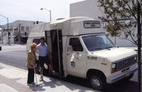 1980s - Burbank Transportation Service Van