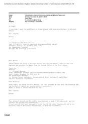[Letter from Johannes Lumesbeger to Nigel Espin regarding Sovereign & Dorchester]