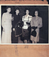 Anne Harris Wheeler and three friends, Los Angeles, 1940s