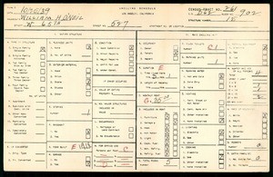 WPA household census for 527 WEST 65TH, Los Angeles County