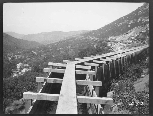 View of the flume line at Tule Plant