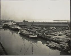 Third Street shipping channel in San Francisco, California, 1920s