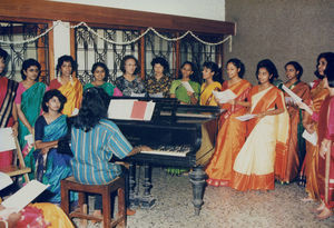 Tamil Nadu, South India. The Women Students Christian Hostel (WSCH) in Chennai/Madras. From ded