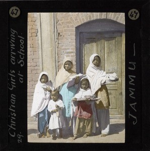 Christian Girls Arriving at School, Jammu, ca.1875-ca.1940