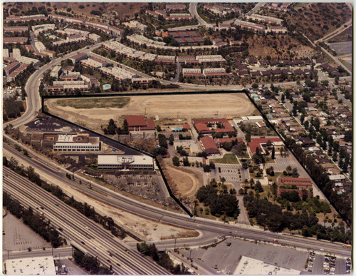 Aerial View of Burbank Campus Prior to Occupancy by Woodbury University