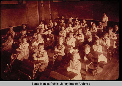 Classroom in McKinley School, Santa Monica, Calif
