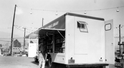 Parked LAPLTraveling Branch Bookmobile