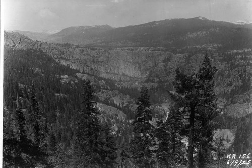Looking Toward Wishon Reservoir Site From Summit of North Fork Road