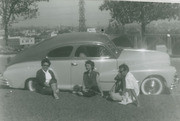 Ernestina Martinez with her brother and sister-in-law, City Terrace, East Los Angeles, California
