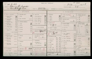 WPA household census for 3242 S KERCKHOFF AVENUE, Los Angeles County