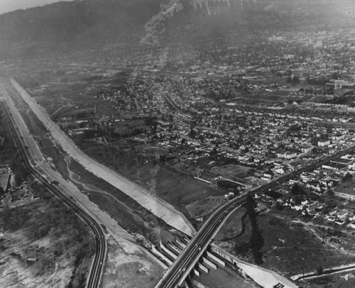 Eastern Los Angeles, an aerial view