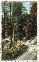 Highway in Santa Cruz Mountains