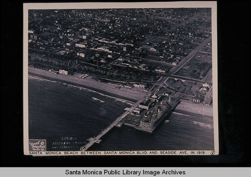 Santa Monica Pier and Santa Monica Beach between Santa Monica Blvd. and Seaside Avenue