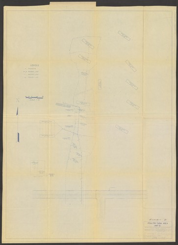 Poultry Farm Area Unit II, War Relocation Authority, Colorado River Project, annotated "Exhibit-'B'."