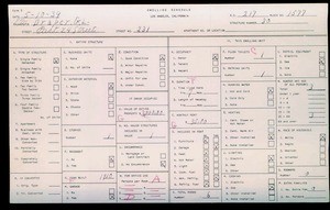 WPA household census for 231 E 24TH, Los Angeles