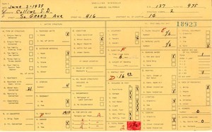 WPA household census for 416 S GRAND, Los Angeles