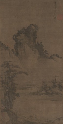 Landscape with Figures (in the manner of Guo Xi(ca. 1000 - ca.1090))