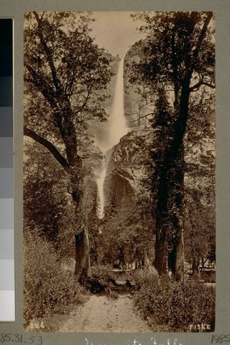 Yosemite Falls [Yosemite Valley]. 326. [Photograph by George Fiske.]
